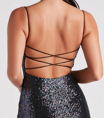 Speak My Language Sequin Dress