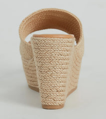Sunshine Chic Espadrille Wedges