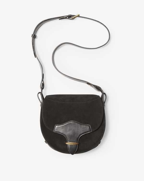 botsy small suede satchel bag