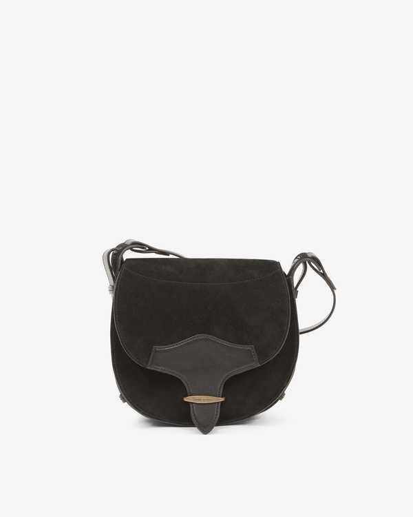 botsy small suede satchel bag
