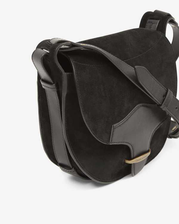 botsy small suede satchel bag