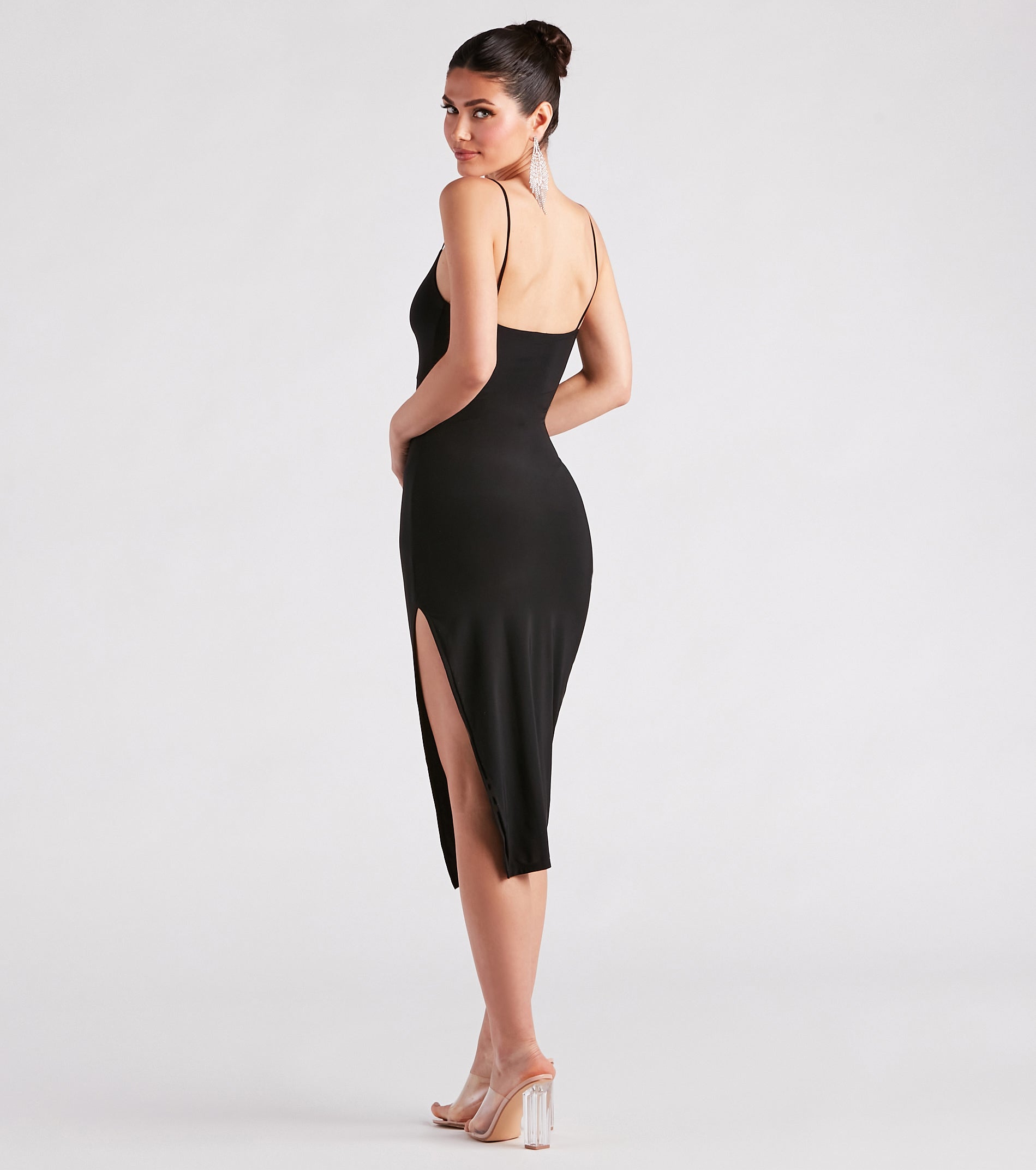 Effortless Romance V-Neck Midi Dress